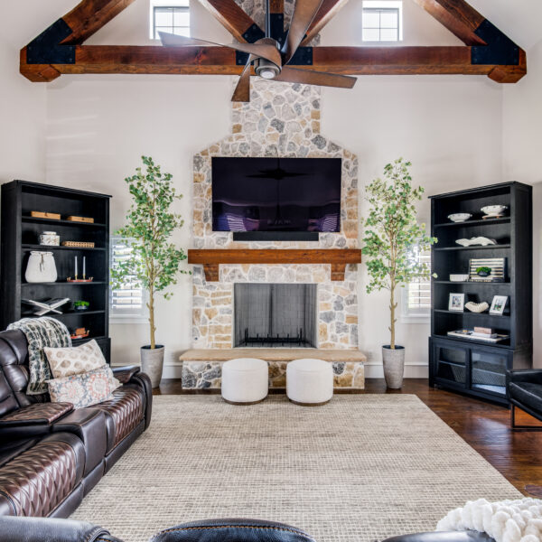 How to Create a Rustic Living Room with New Build Character