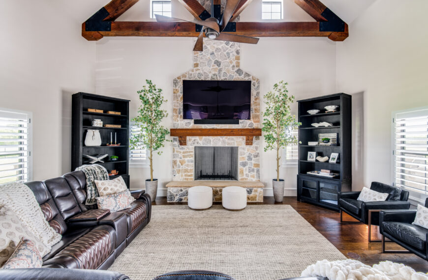 How to Create a Rustic Living Room with New Build Character
